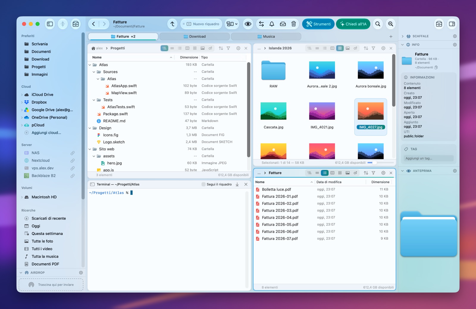 Folia Files con il tema Oceano